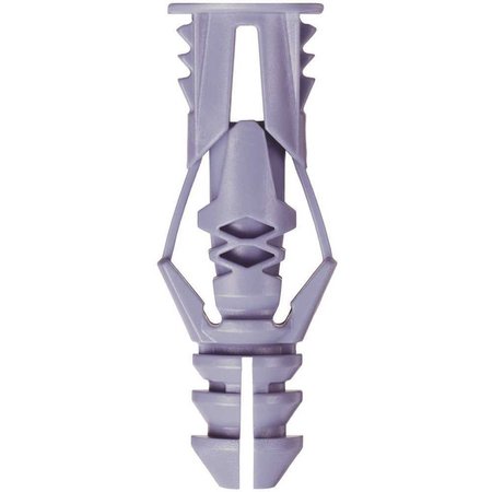 COBRA Triple-Grip Screw Anchor, Polyethylene, 46 lbs Tension Strength, 125 PK 172T